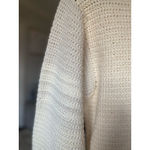 Handmade Knit E Monogram Sweater Peach Cream Old Money Heirloom Quiet Luxury M/L Photo 3