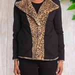 Kendall + Kylie Faux Fur Animal Print Jacket in Natural Large Regular Photo 2