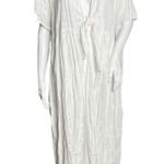 Young Fabulous and Broke Caftan Womens Small White Open Eyelet Lace Boho Neutral Photo 0