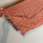 BHLDN Anthropologie x  Matine Silky Long-Sleeve Lace-Trimmed Robe Mauve Photo 3