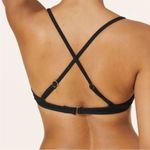 ANDIE Bikini Set Valencia Top Bikini Bottom Rib Black size Large NWT Photo 4