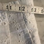 ZARA  Women's White Eyelet High Rise Shorts Size XS New Photo 2