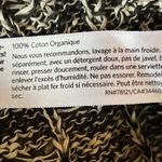 Eileen Fisher  Organic Cotton Black/White Blend Cable Knit Pullover Sweater SZ SP Photo 7