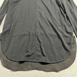 Lysse ⭐️  Long Sleeve Black Long Sleeve Curved Hem Blouse Size Small EUC Photo 3