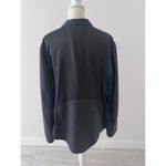 Simply Vera, Vera Wang Simply Vera Vera Wang Charcoal / Black Wool Blend Blazer Women's XL Photo 2
