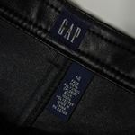 Gap Vintage Y2K  Vegan Leather Trousers Black Pants Bootcut Womens Medium 2000s Photo 2