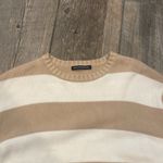 Brandy Melville  Striped Beige and White  Sweater Photo 1