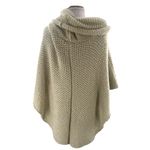Wooden Ships  cowl neck tan poncho sweater wool mohair sz XS Photo 1