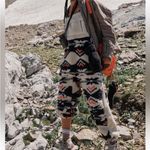 NWOT Free People FP Movement Hit The Slopes Printed Salopette Black combo XS S M Size M Photo 5