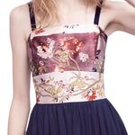 Moulinette Soeurs Anthropologie Moulinette Soeurs Floral Embroidered Tulle Party Dress Sz 0 Fairy Photo 2