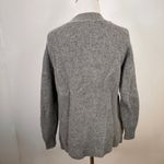 Madewell  Grey Ribbed Lyle Henley Cardigan Sweater Size XS Photo 5