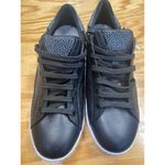 Geox  Respira Women's Black Leather Lace Up Low Top Sneaker Shoes Size 7 S17 Photo 0