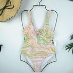 Lost + Wander  Radiant River One Piece Marble Swimsuit Swimwear Size S Photo 0