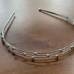 Silver Crystal Rhinestone Prom Style Headband Headpiece Photo 2
