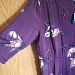 Wild Fable  NWT‎ XXL 2X Plum Floral Jumpsuit Romper Pantsuit NEW Photo 4