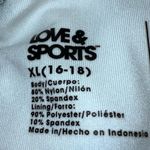 Love and sports awesome white with green tropical design one piece suit! White Size XL Photo 10