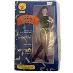 Vintage 90's Girls Black Fishnet Halloween Tights Size 4 Photo 0
