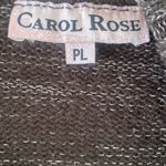  Elegant Gray Cardigan with shirt attached by Carol Rose Size PL Photo 6