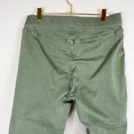 Soft Surroundings  Ultimate Denim Pull-On Slim Leg Jeans Dusty Olive Green Small Photo 10