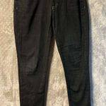 Eileen Fisher Black Denim not distressed stretchy organic cotton blend jeans siz Photo 0