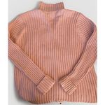 Disney  Embroidered Tinkerbell Tink Large Pink Full Zip Cardigan Sweater Photo 1