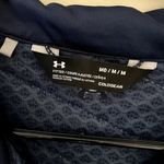 Under Armour coldgear navy blue fitted quilted vest pockets warm winter Photo 3