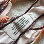 Hot As Hell Orange Tan Snake Floral High Rise Bikini Bottoms NEW Photo 7