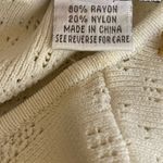 Oscar de la Renta Vintage  Beaded Sweater Tank Photo 5