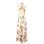 Reformation NWT Casette in Bella Floral Linen Cowl Neck Midi Dress 4 $248 Photo 8
