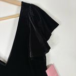 Birdy Grey  Hannah Velvet Black Maxi Dress Size Small New Photo 4