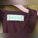 Altar'd State Altar’d State Elegant Lace Burgundy Dress Photo 2