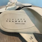New York Transit  white floral sparkly sandals size 8 Photo 7