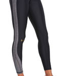 Under Armour  Women's Heatgear Black Gray Trim Athletic Leggings Pants Size S Photo 0