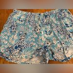 Printfresh  x Anthropologie Pajama Shorts Blue Cheetah print size Large Photo 10