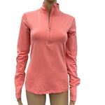 Nike Dri Fit Athletic Coral Half Zip Multi Textured Pull Over Jacket Womens S Photo 2