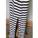Vineyard Vines Maxi Dress Sz Small Navy Blue Stripe Preppy Coastal Nautical EUC Photo 9