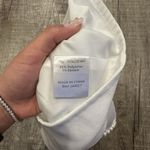 Princess Polly Elevate Crop Top White Pearl Embellishment Women's 6 Beach Zip Photo 7