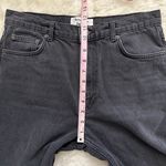 Reformation Jeans Everyday Straight Leg High Rise in Seine Washed Black 28 Photo 10