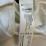 Elegant Bodysuit Women’s White Ribbed floral embroidered Gonza puff sleeves Photo 5