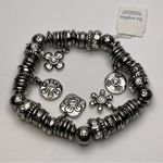 Lia Sophia  "Charmed" Cut Crystal Stretch Bracelet - NWT Photo 1