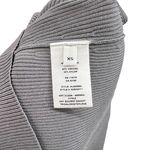 Helmut Lang  Ring Shoulder Knit Top Sweater Cut Out Gray Silver Size XS Photo 9