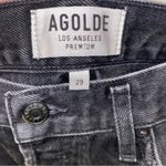 AGOLDE  Jamie High Rise Classic Black Cropped Ankle Jeans in Plume Size 29 Photo 6