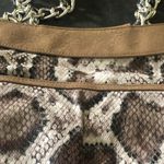 Miche Bianca Faux Leather Snake Print Demi Bag Braided Straps Base Bag & Shell Tan Photo 8