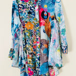 Feratelli Sz L Dramatic Lagenlook ALine Lightweight Funky Art Photo 0