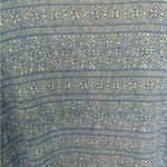 J. McLaughlin  Blue Print‎ Lightweight Linen Top Sz Large Photo 1