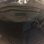 Worthington  covalt Navy Blue Gold buckle shoulder purse bag EUC‎ Photo 4