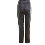 Kut From The Kloth NWT Lessie Coated Denim High-Waist Pleated Pants Faux Leather Photo 7