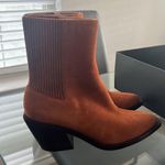 Coach Prestyn Ankle Booties Burnished Amber, Leather Suede Size 9 NEW w/o Box Photo 7