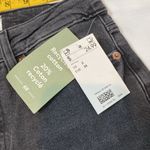 H&M ❤️16 NWT  Mom Jeans High Waist Ankle Comfort Stretch wide leg 2 Goth Black Photo 6