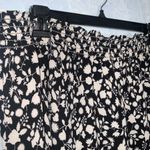 Max Studio Black & Cream Floral Elastic Waist Maxi Full Casual Or Dress Skirt XL Photo 7